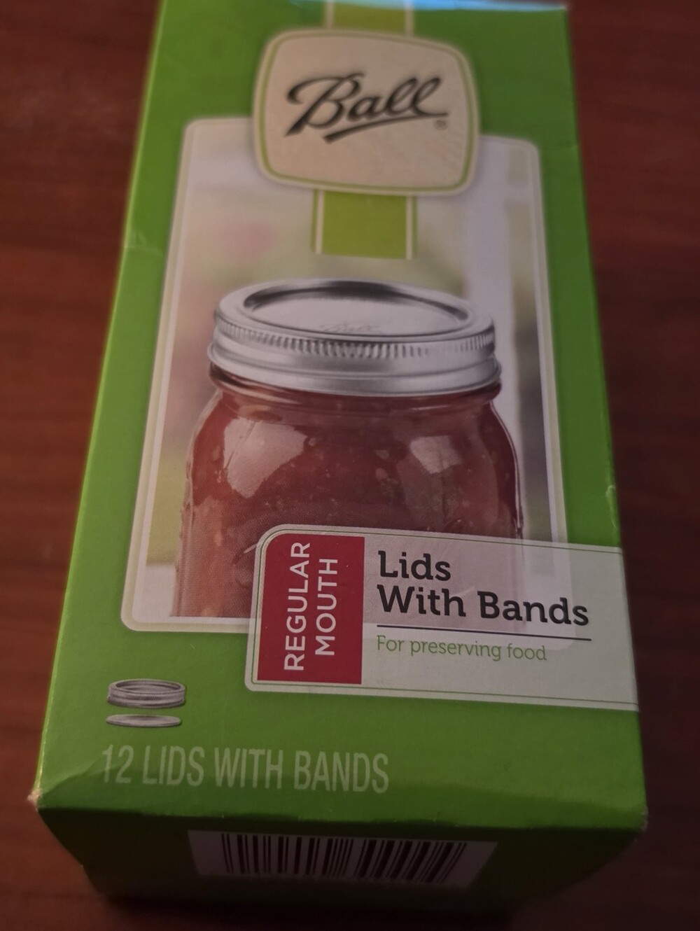 Ball Regular Mouth Canning Lids with Bands — Silver